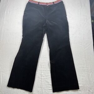 Lilly Pulitzer Women's Black Vintage Corduroy Pants‎ Size 6